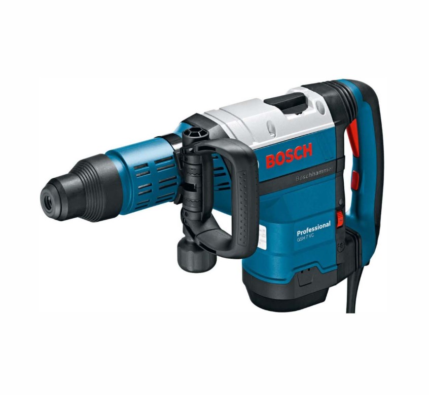 Bosch GSH 7 VC Professional Breaker – SDS Max Demolition Hammer with Advanced Vibration Control for Concrete, Masonry, and Professional Chiseling Applications